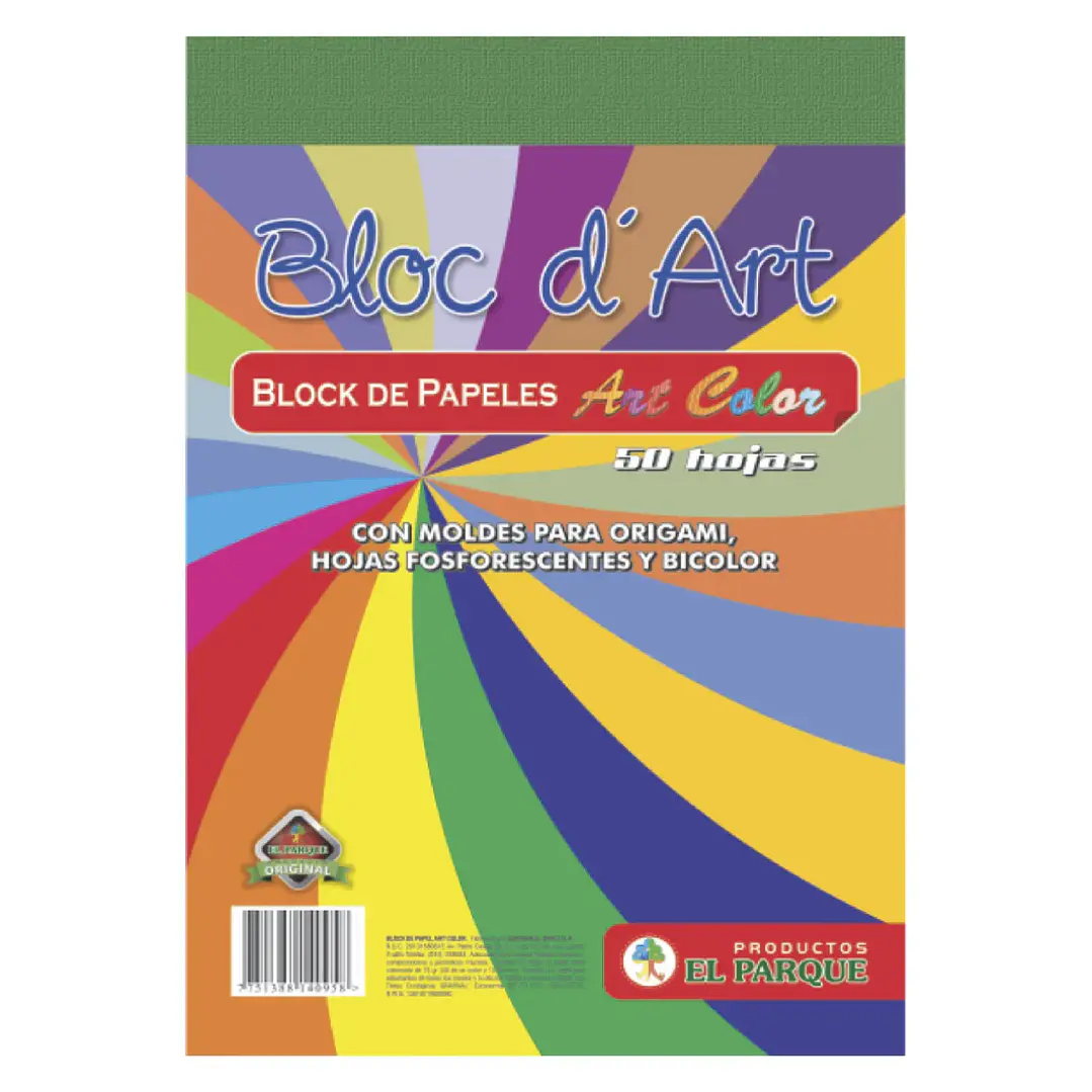 BLOCK ARTCOLOR PARQUE B.COLOR A4X 50H 1