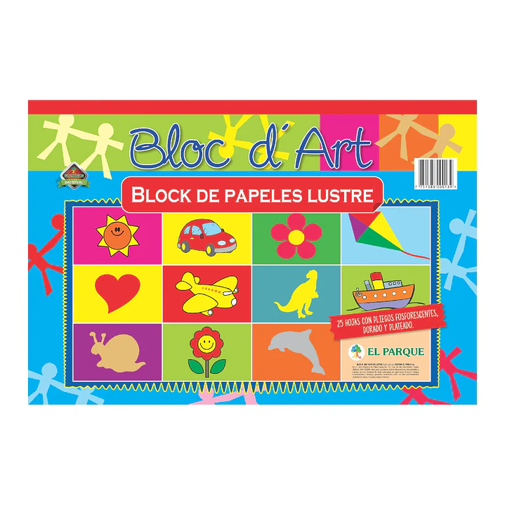 BLOCK ART COLOR EL PARQUE LUSTRE X25H 1