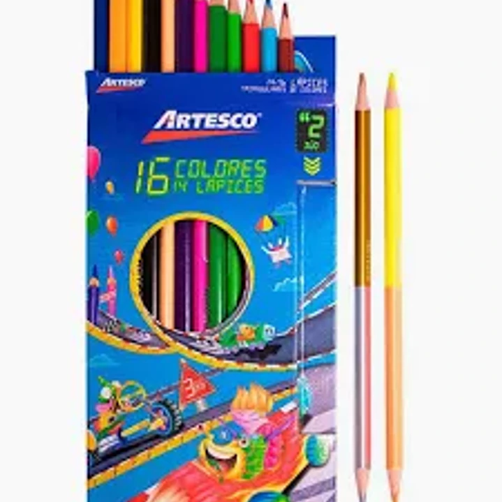 COLOR ARTESCO X 12 LARGOS/16 COLORES 1