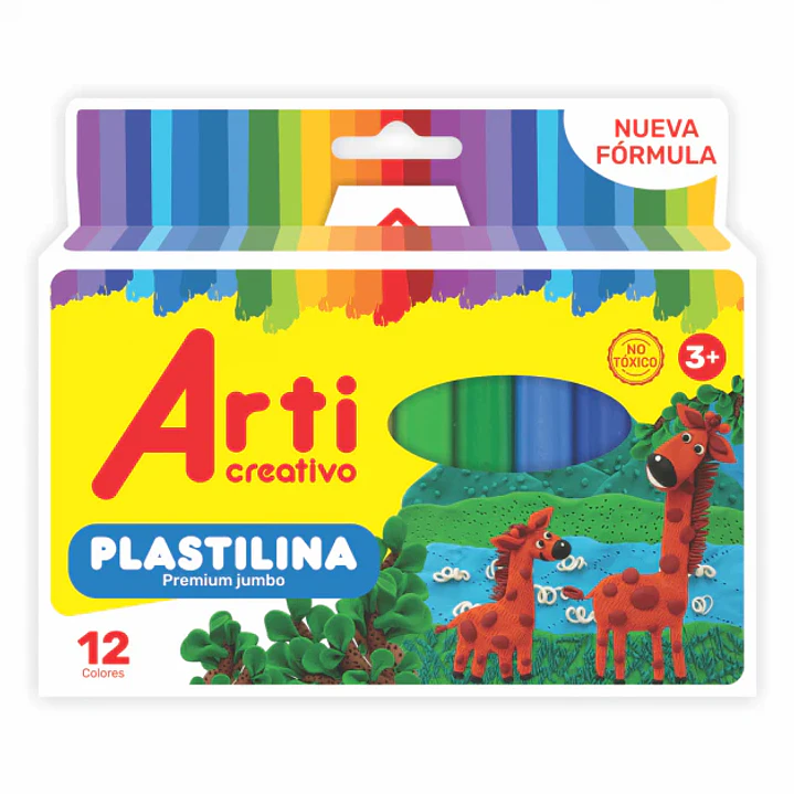 PLASTILINA ARTI PREMIUM X 12 JUMBO     TAC011 1