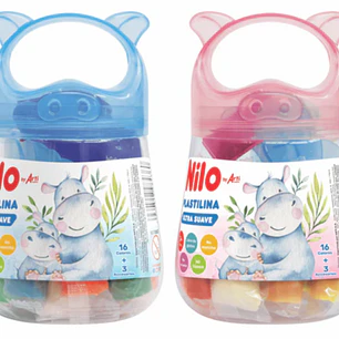 PLASTILINA NILO BABY POTE X16+3 ACCESORIOS