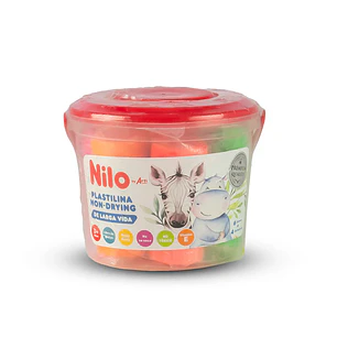 PLASTILINA NILO BALDE X6 + 4 CORTADORES