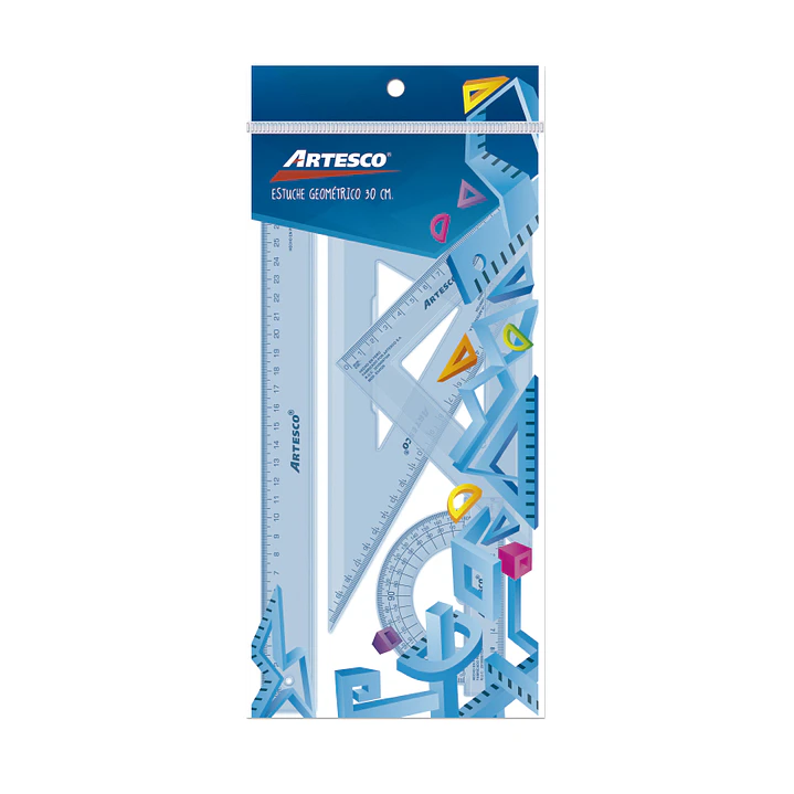 ESCUADRA ARTESCO  X 30CM  ESCOLAR 1