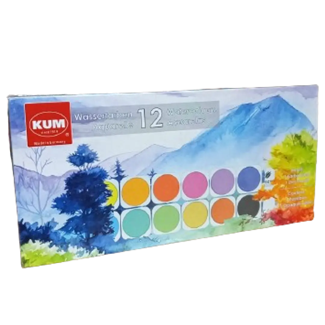 ACUARELA KUM X12 COLORES 1
