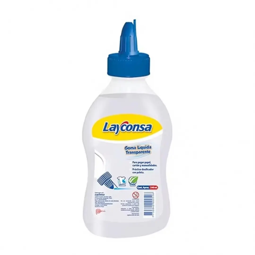 GOMA LAYCONSA LIQUIDA TRANSP.  240 ML 1