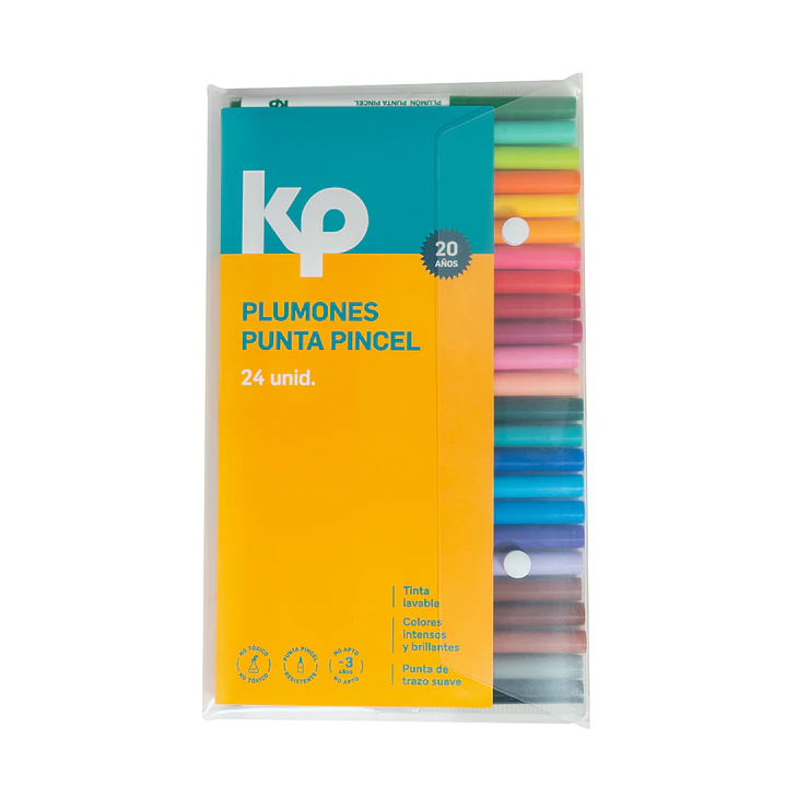 PLUMON KP X 24 PUNTA PINCEL 1