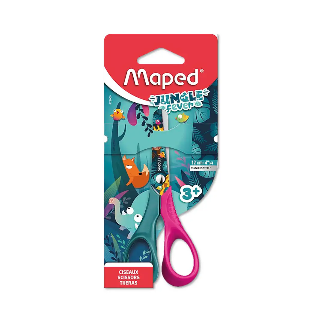 TIJERA MAPED  12CM JUNGLE FEVER  472000 1