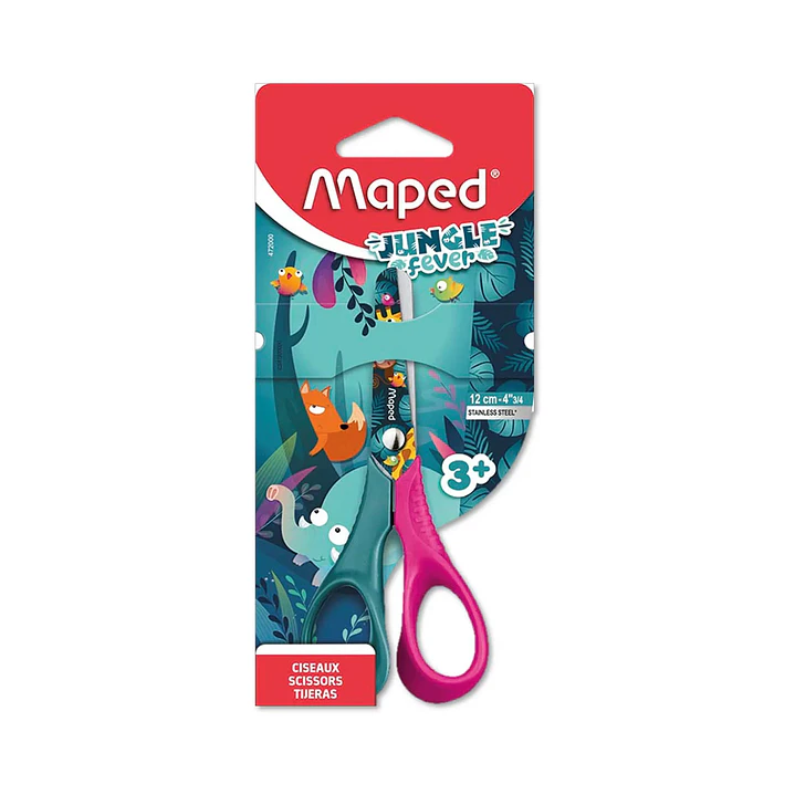 TIJERA MAPED  12CM JUNGLE FEVER  472000 1