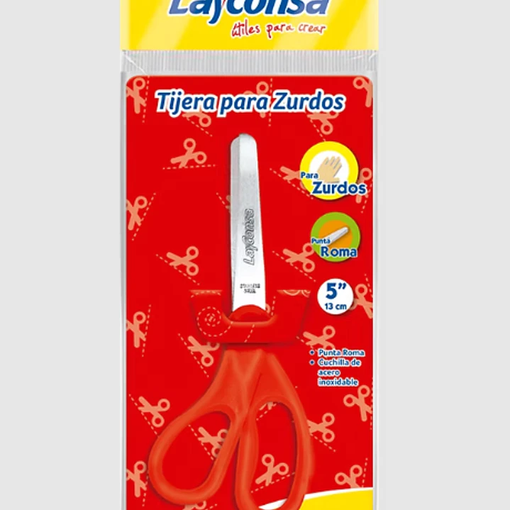 TIJERA LAYCONSA ESCOLAR PARA ZURDOS 5