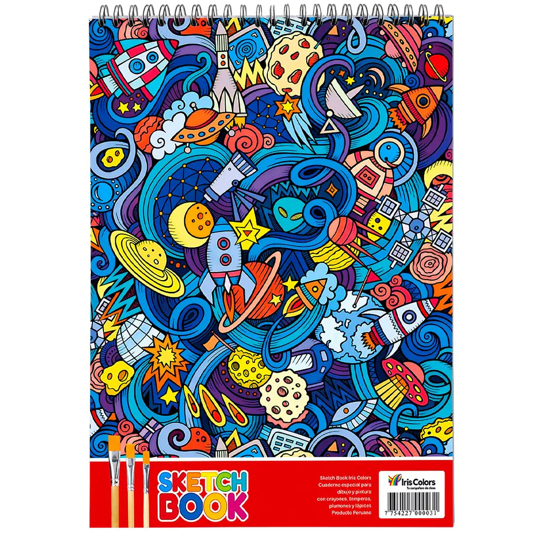 SKETCH BOOK IRIS COLOR X20 HJS  S/MARCO ANILLADO 1