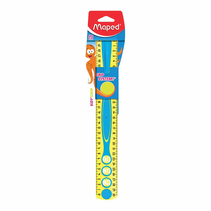 REGLA MAPED   X 30 CM KIDY GRIP DOBLE GRADUACION    278610 3