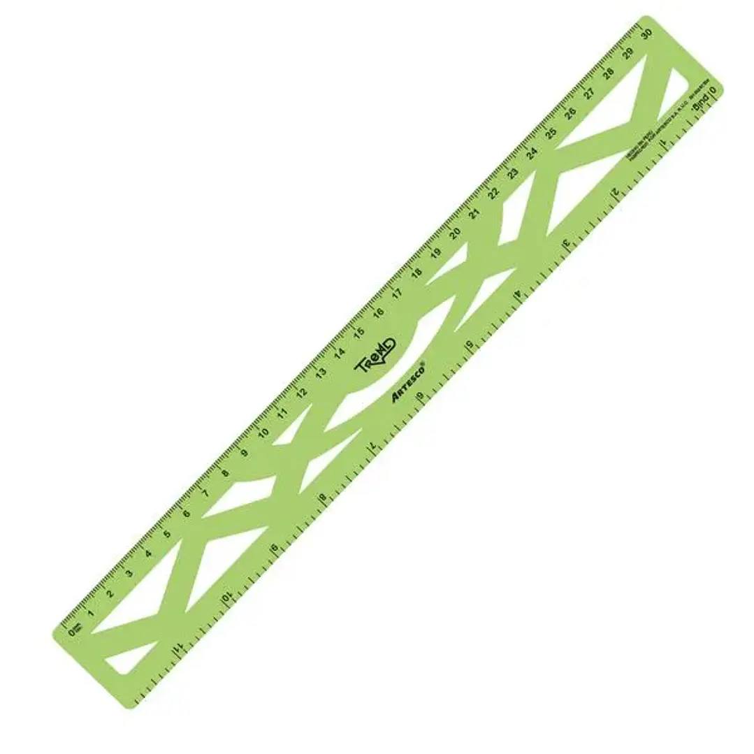 REGLA ARTESCO X 30 CM IRROMPIBLE TREND 4