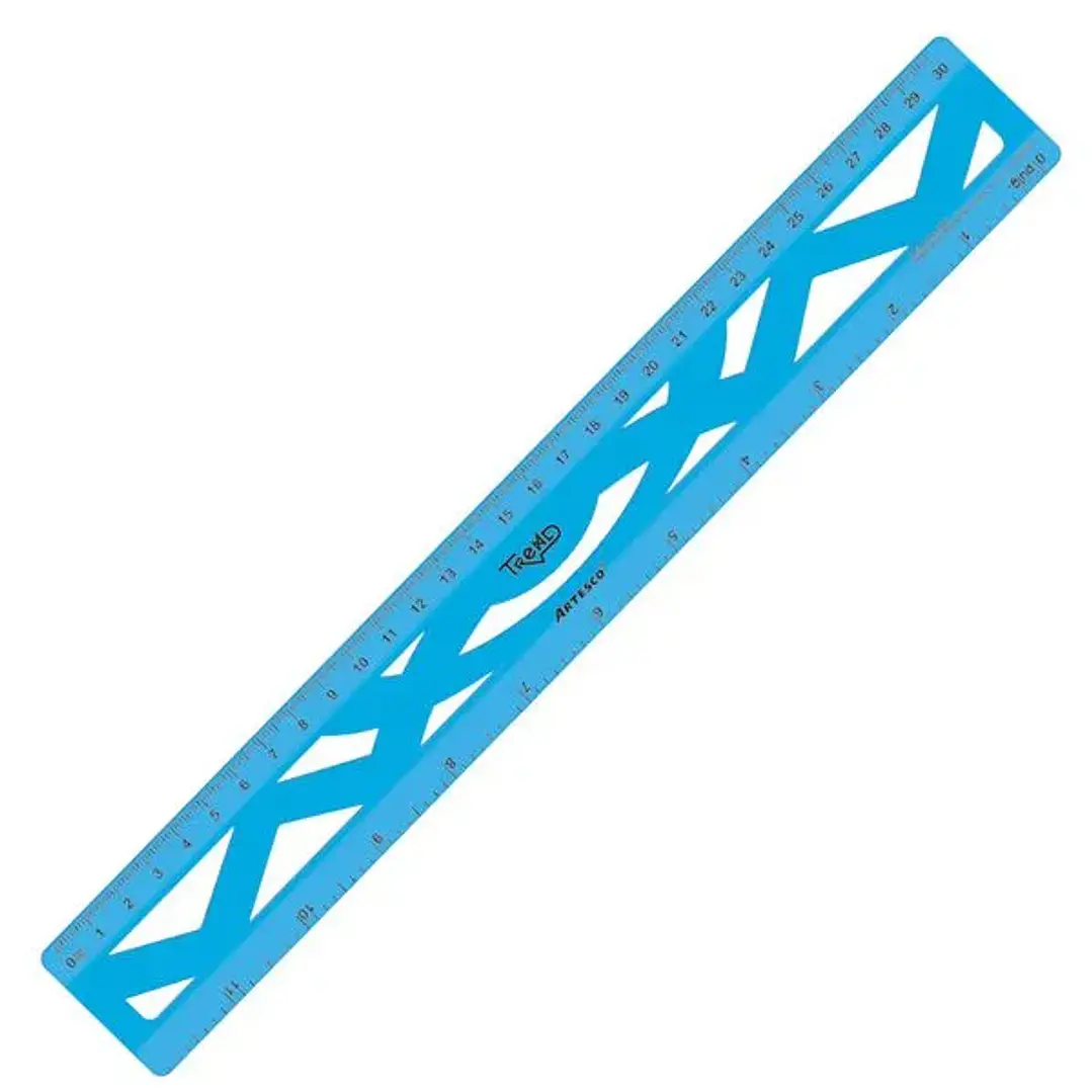REGLA ARTESCO X 30 CM IRROMPIBLE TREND 2
