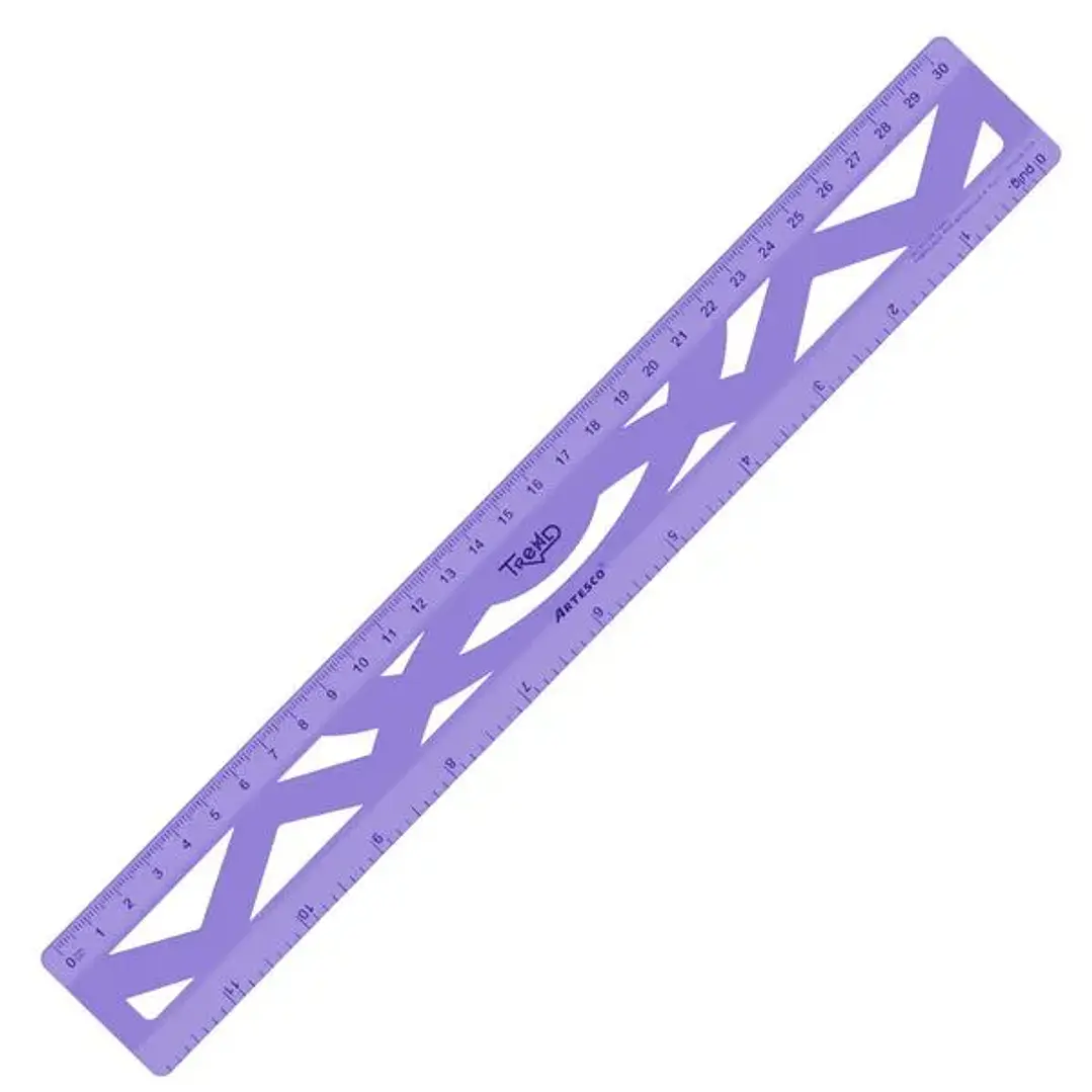 REGLA ARTESCO X 30 CM IRROMPIBLE TREND 3