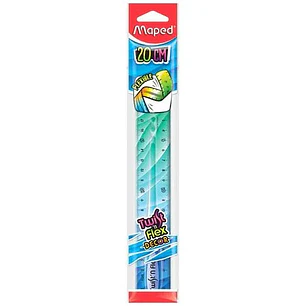 REGLA MAPED   X 20 CM DECORADA FLEX TWIST     279215