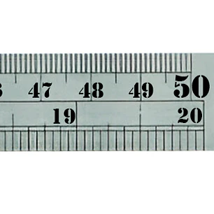 REGLA METAL X 50 CM