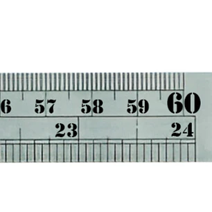 REGLA METAL X 60 CM