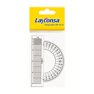 TRANSPORTADOR  LAYCONSA 180º X 9 CM.