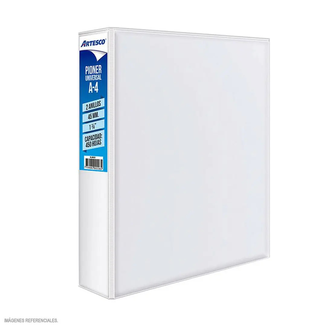 PIONER ARTESCO A4 BLANCO 02 ANILL 45MM 1
