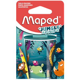 TAJADOR  MAPED  JUNGLE FEVER 2 HUECOS    BLISTER   044103