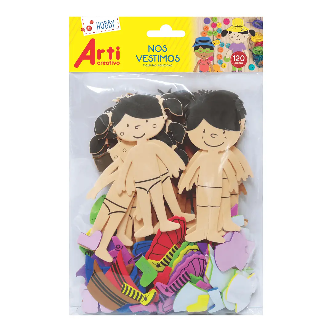 FIGURITAS ADHESIVAS VESTIDOS  X120  1