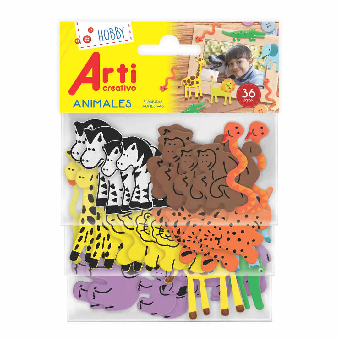 FIGURITAS ADHESIVAS ANIMALES  1