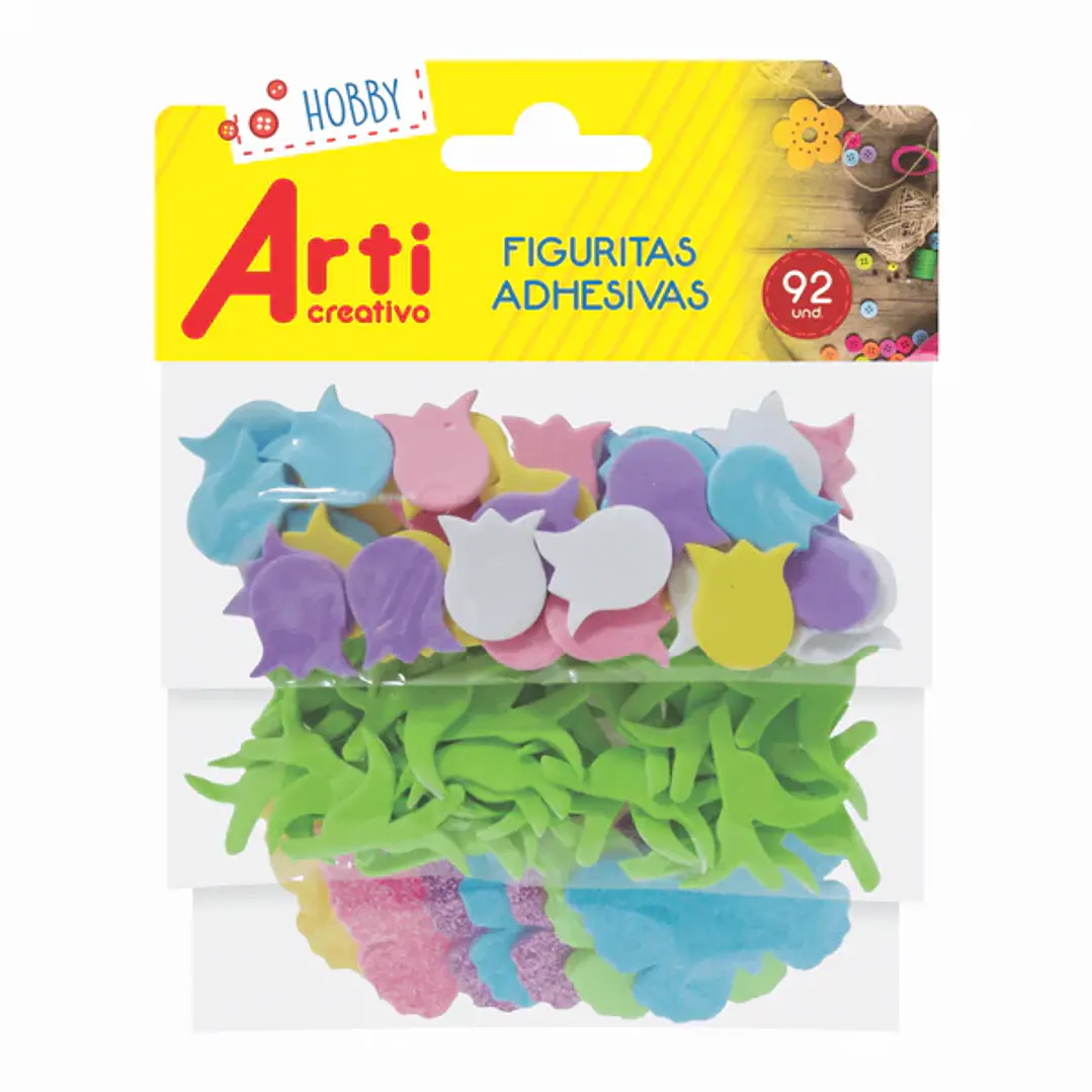 FIGURITAS ADHESIVAS TULIPANES   TACF00008 1