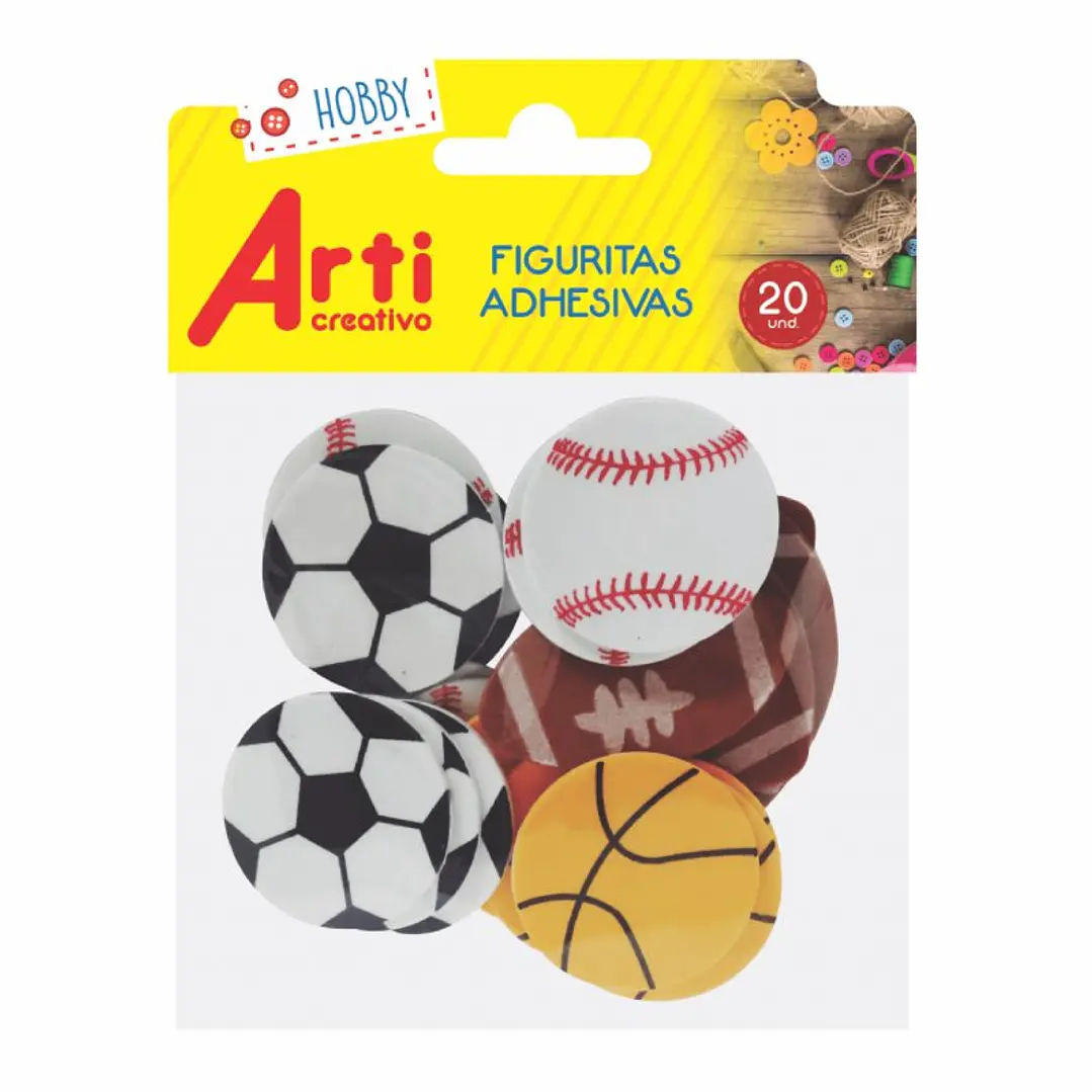FIGURITAS ADHESIVAS PELOTAS    1