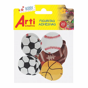FIGURITAS ADHESIVAS PELOTAS   