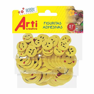 FIGURITAS ADHESIVAS EMOJIS ARTI X 20 