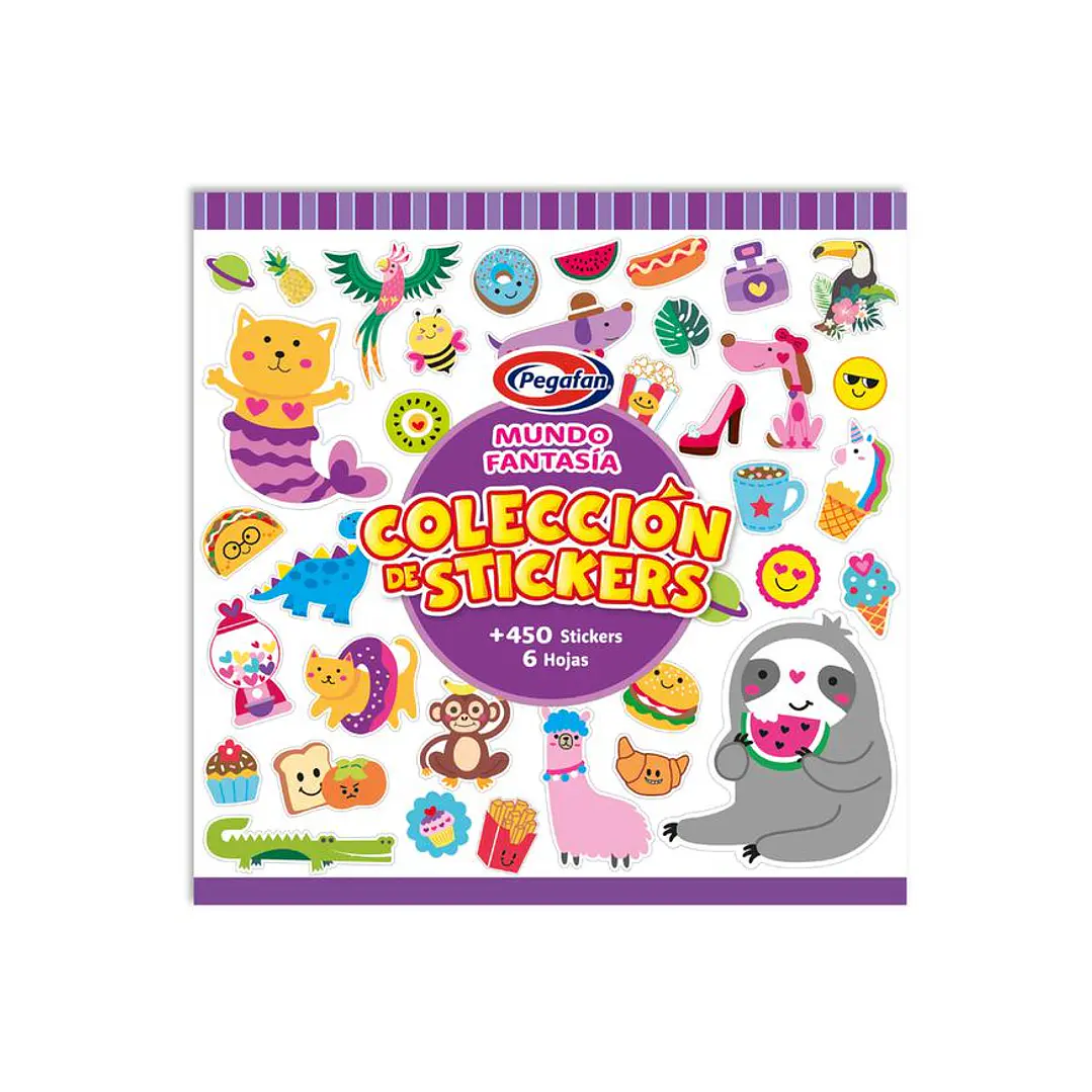 STICKER PEGAFAN MUNDO FANTASIA  +300    SBA4504V 1
