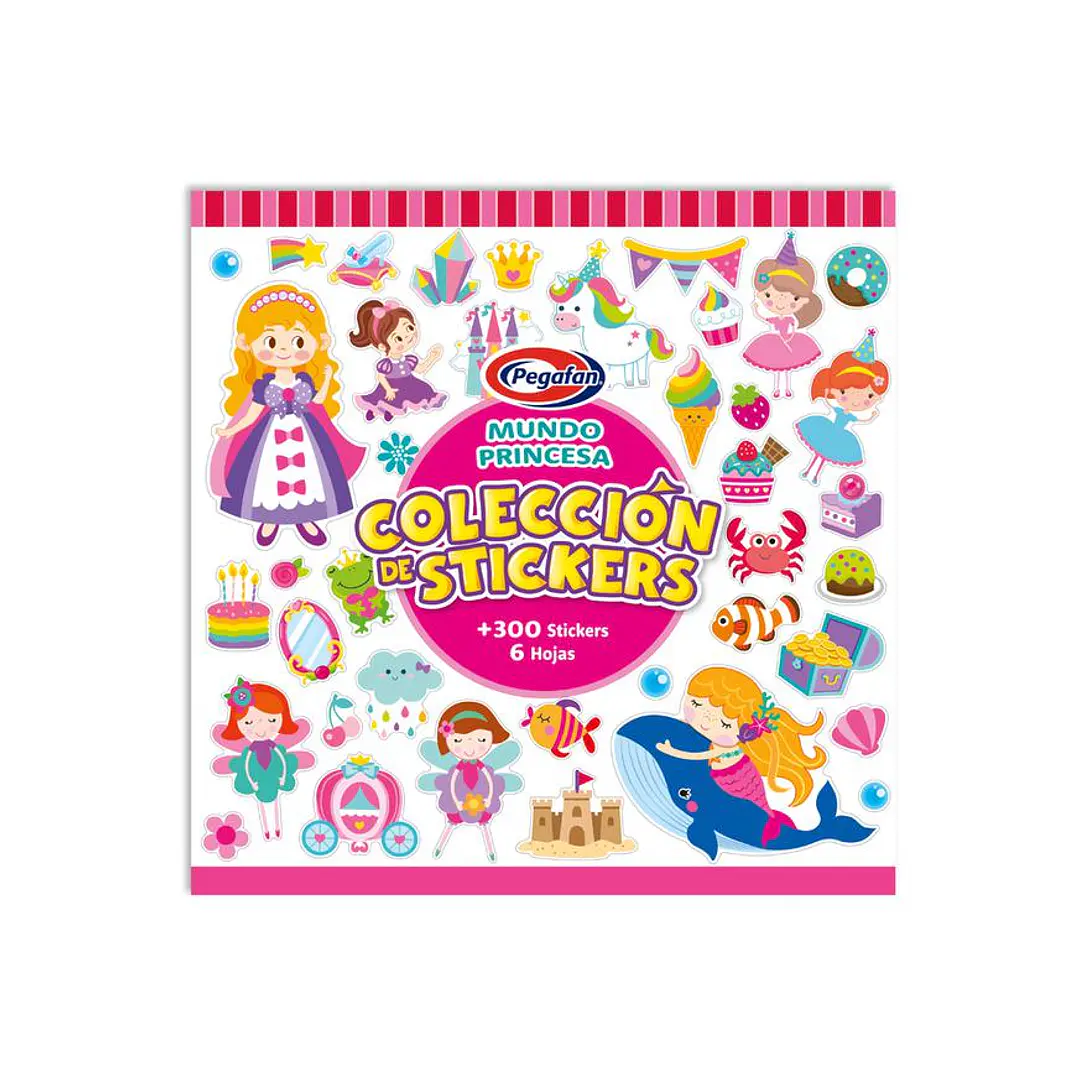 STICKER PEGAFAN MUNDO PRINCESA  +300    SBA4503V 1
