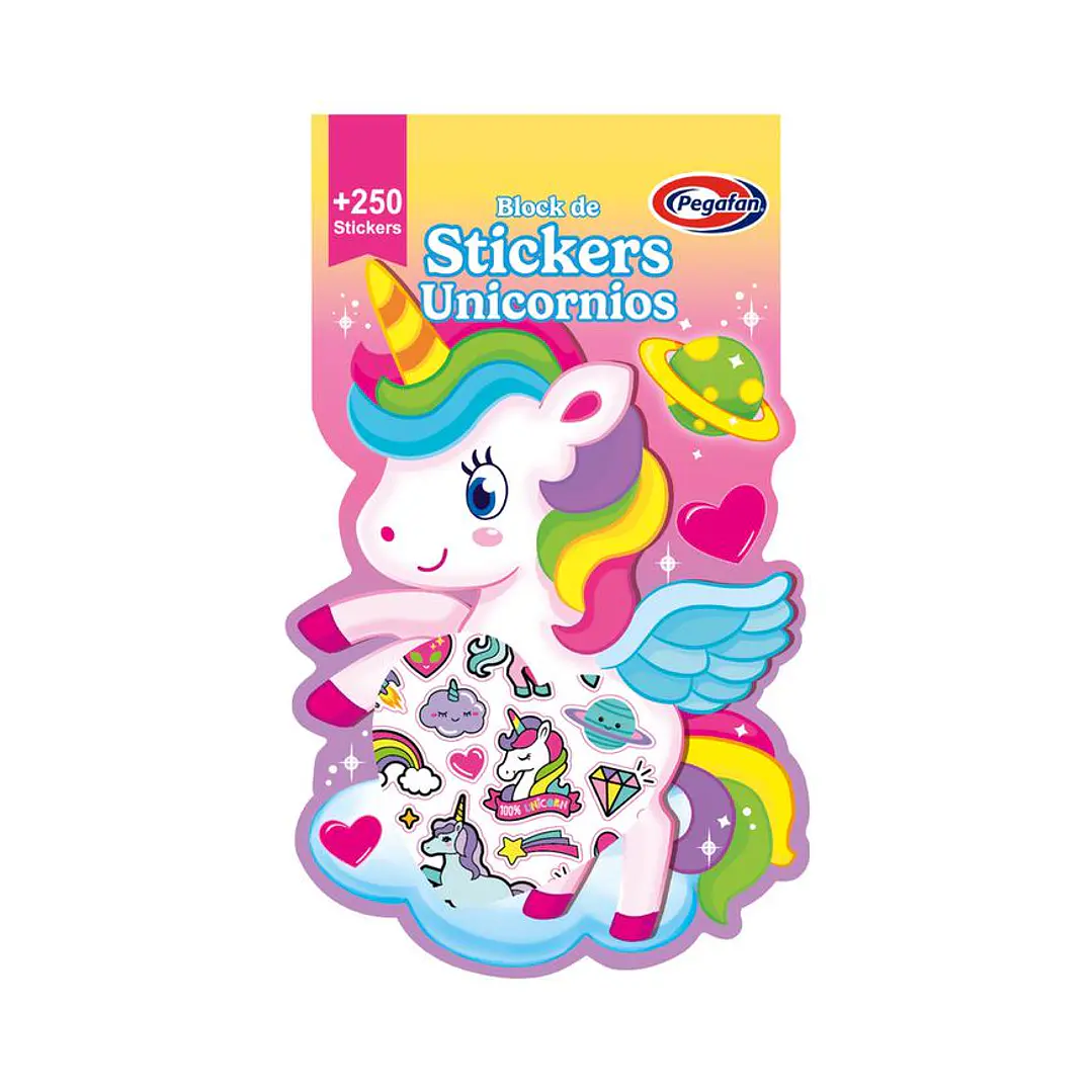 STICKER PEGAFAN BLOCK UNICORNIOS  +250    SBA1915V 1