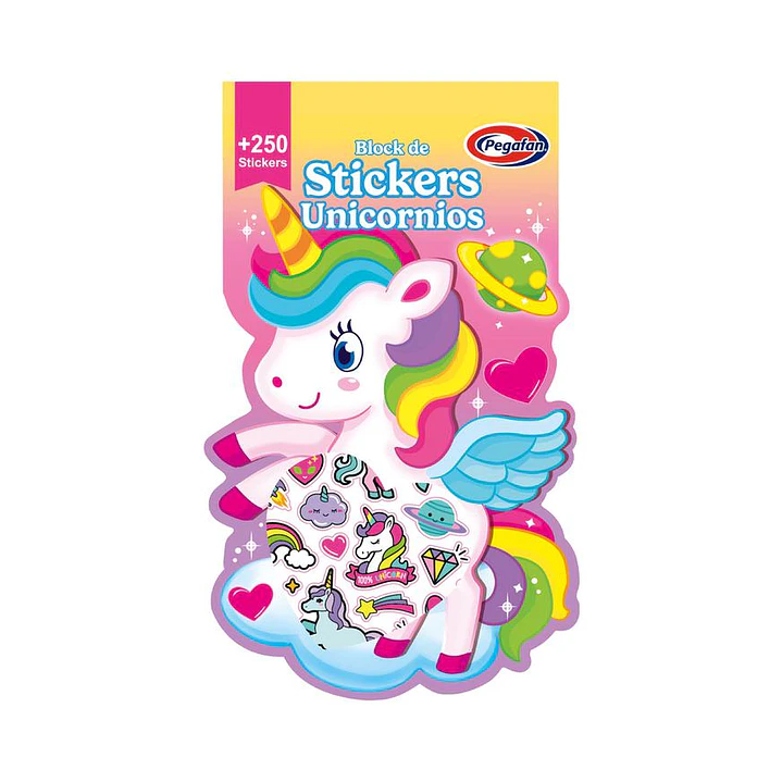 STICKER PEGAFAN BLOCK UNICORNIOS  +250    SBA1915V 1