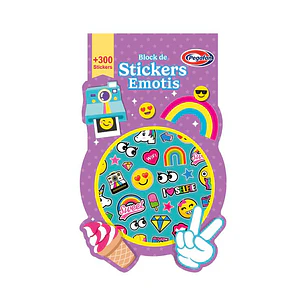 STICKER PEGAFAN BLOCK EMOJIS  +250    SBA1916V