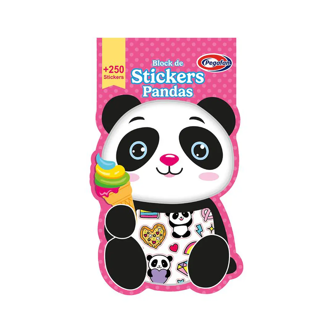 STICKER PEGAFAN BLOCK PANDA  +250    SBA1913V 1