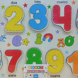 ROMPECABEZA EDU-KT ALTO RELIEVE MEDIANO