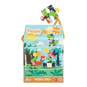 ROMPECABEZA ARTI X30  MUNDO DINO  GIFTBOX PUZZLE    TACJUE500-B