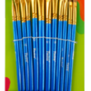 SET PINCEL TWINS X12 RECTO  AR-00901
