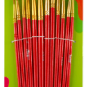 SET PINCEL TWINS X12 PUNTA REDONDA  AR-00904