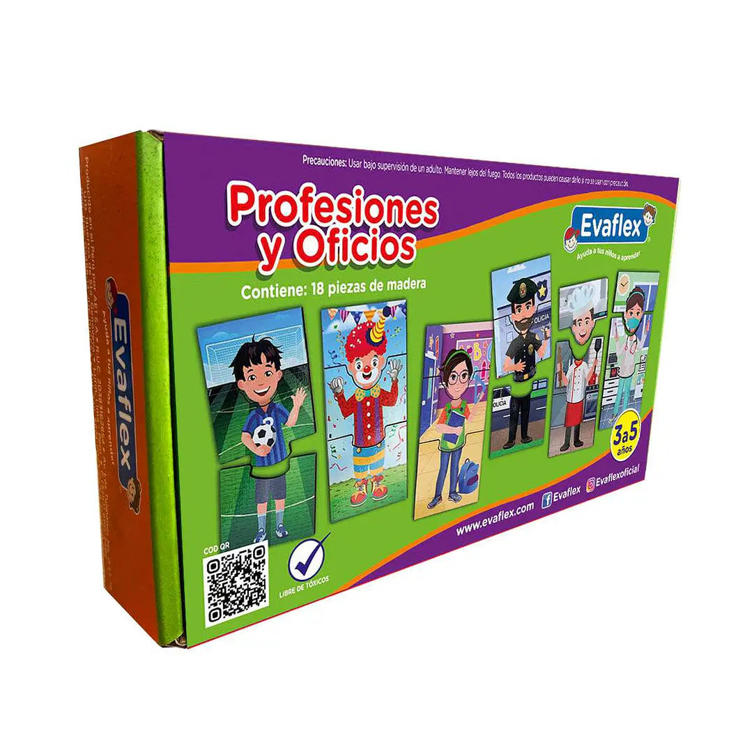 JUEGO DE PROFESIONES EVAFLEX   EV00642 1