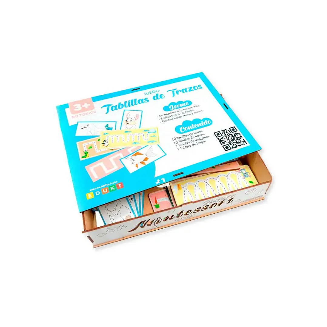 JUEGO DE TABLILLAS DE TRAZOS EDUKT 2