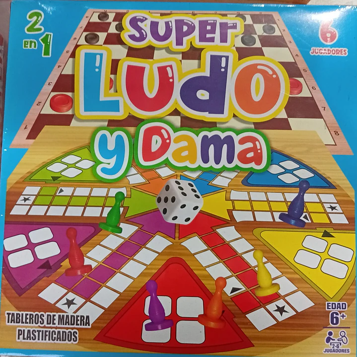 SUPER LUDO 6 JUGADORES  SK-1040 1