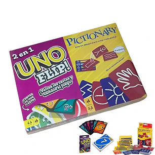 UNO FLIP + PICTIONARY  SK-2082