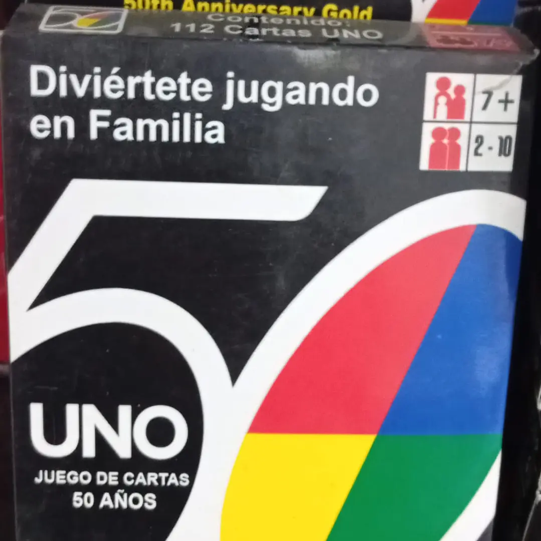 UNO 50 NEGRO CARTAS    SK-J011 1