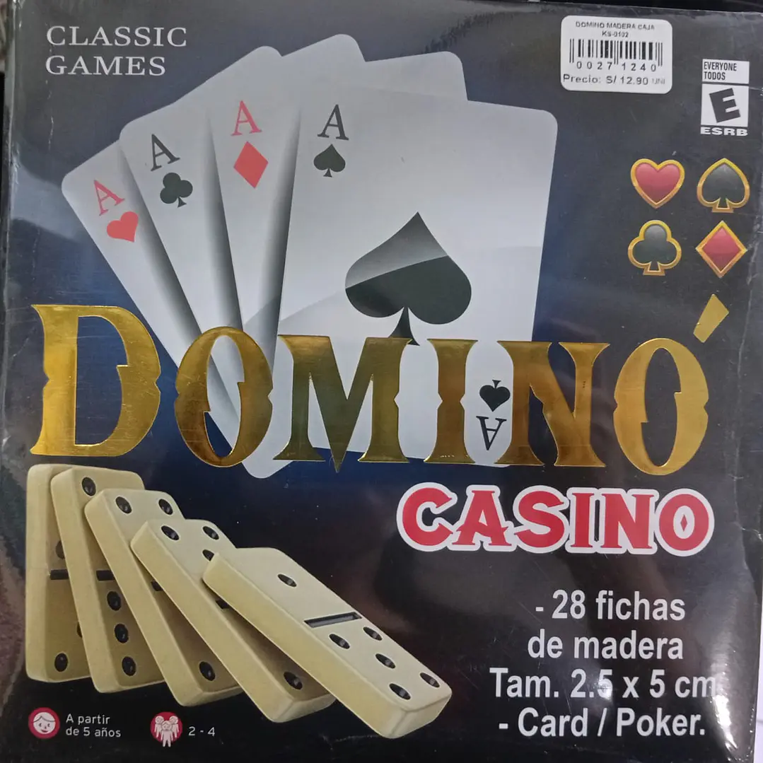 DOMINO MADERA CAJA   KS-0102 1