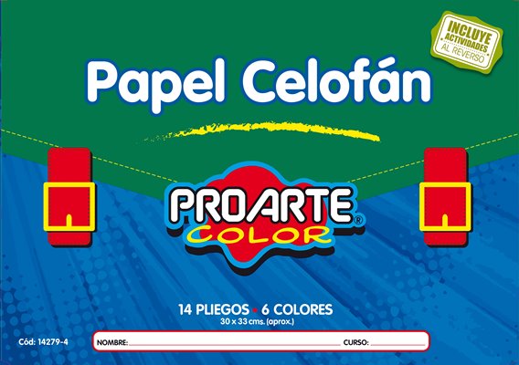 ESTUCHE PAPEL CELOFÁN 6 PLIEGOS