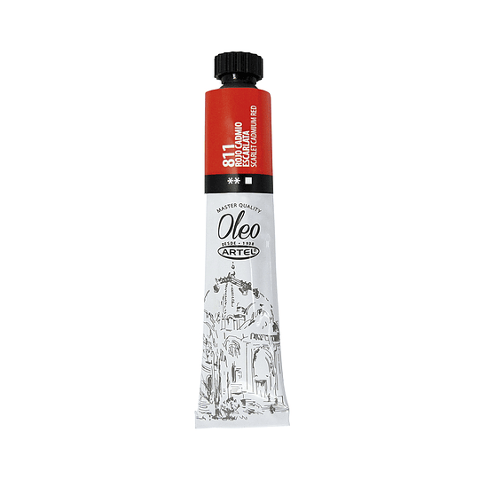 ÓLEO ROJO CADMIO ESCARLATA 22 ML 