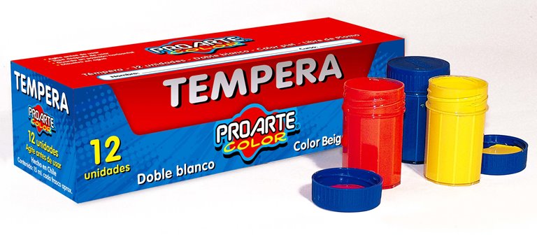 SET TEMPERA 12 COLORES