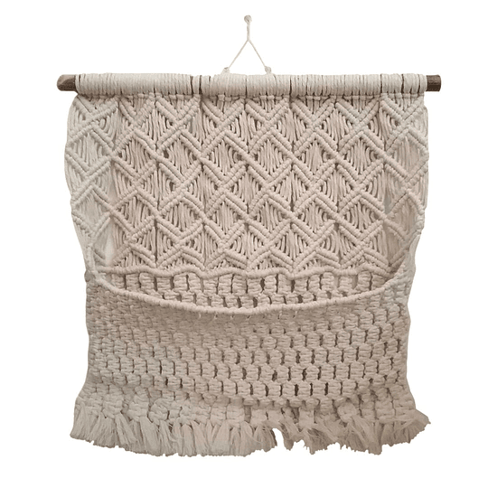 BOLSO COLGANTE DE MACRAMÉ 